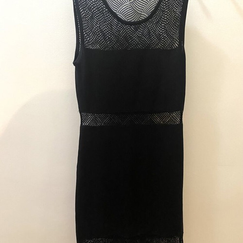 Sweewe black midi dress size L like new