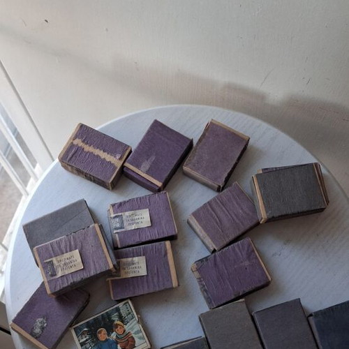 Lot of old matchboxes