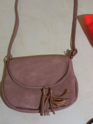 Τσάντα crossbody ροζ σαν καινούργια