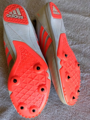 Adidas Spikes Distance used, size 42.5, white