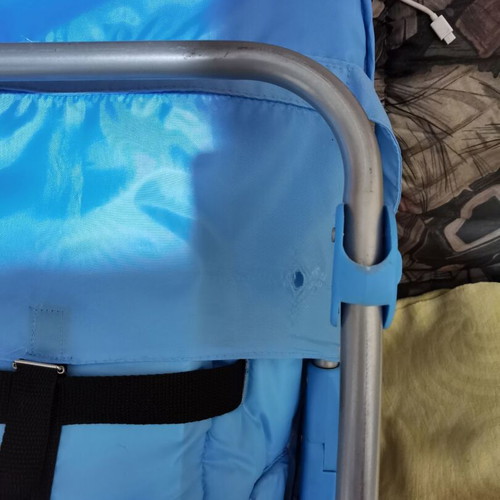 Bertoni Baby Bouncer used, blue