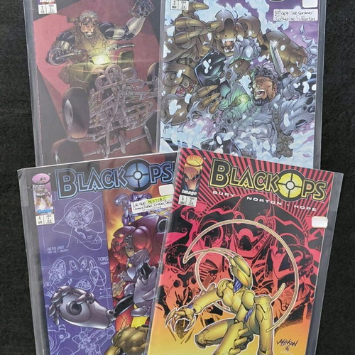 BlackOps set of 4 issues like new, 1st print