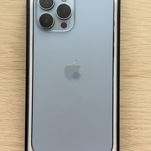 iPhone 13 Pro Max 128GB Sierra Blue like new with case and screen protector