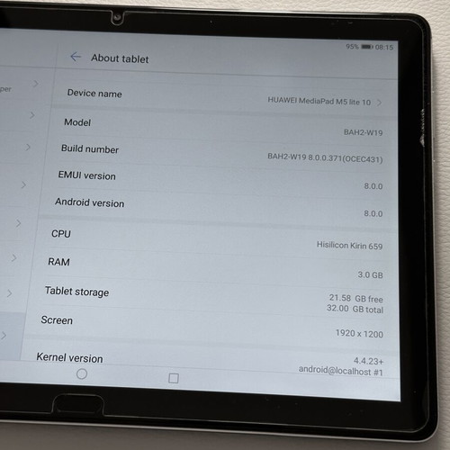 Huawei Mediapad M5 Lite 10,1" WiFi tablet σαν καινούργιο, 3GB RAM, 32GB αποθηκευτικός χώρος