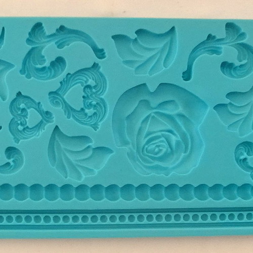 Wilton silicone molds used, set of 6 for fondant