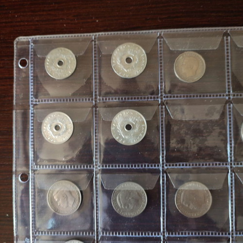 Coins of King Constantine II used, 31 pieces from 1966-1973