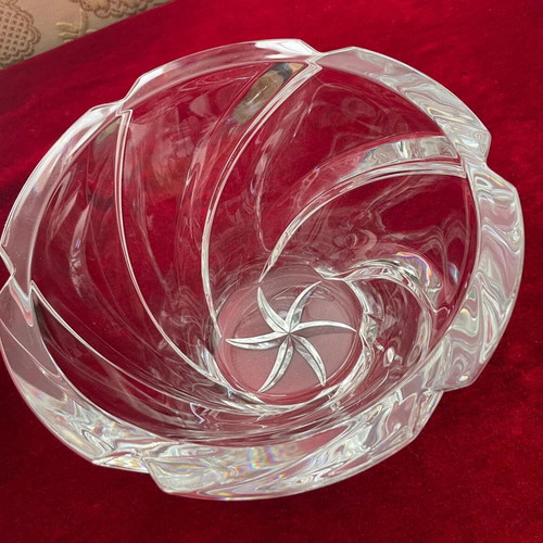 RCR Italian Crystal Large Bowl with Fine Design 22.5x16