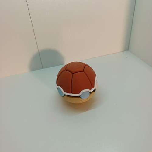 Squirtle Pokéball Clicker 3D Printed Collectible