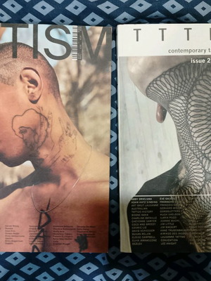 Tttism tattoo magazines used, 2 volumes