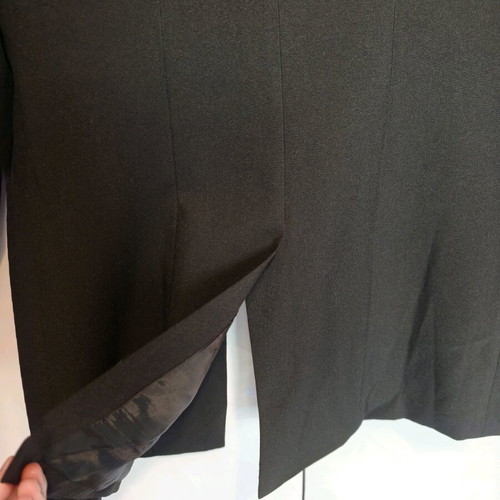 Women's black jacket with shoulder pads like new, medium large