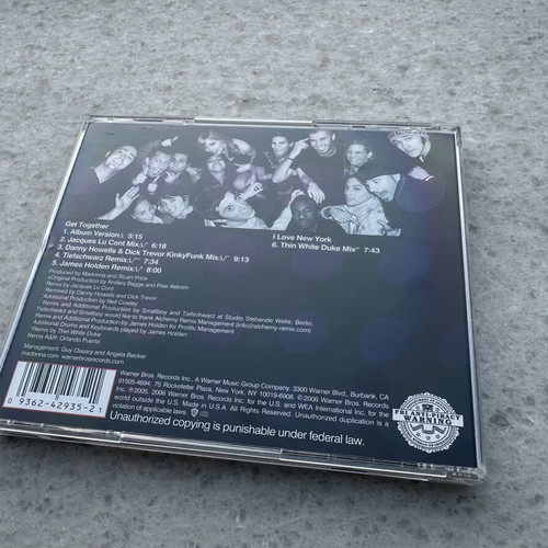 Madonna Get Together maxi CD-single, pop