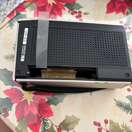 Vintage cassette player 70s used