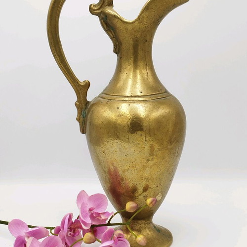 Antique bronze wine and water pitcher used