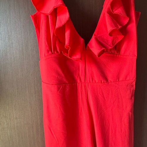 Hyper red one-piece jumpsuit new, unworn s-m
