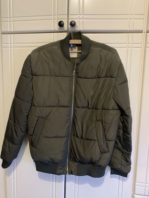 Khaki jacket like new, size S