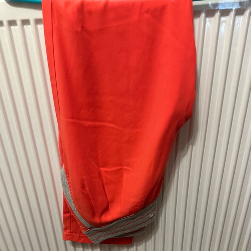 Women's summer pants like new, orange with gold details, size L