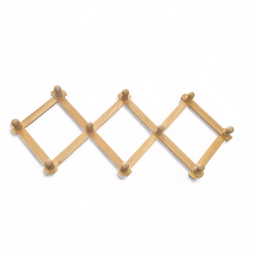 Wooden wall-mounted harmonica hanger 10 positions new