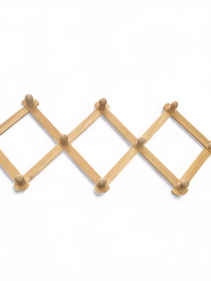 Wooden wall-mounted harmonica hanger 10 positions new