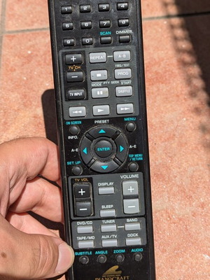 Yamaha MCR-E810 remote used, functional without back cover