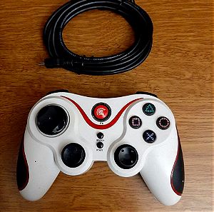 Sony playstation 3 ( ps3 ) Controller PS3 SPARTAN GEAR NEW SIX-AXIS WIRELESS BLUETOOTH WHITE used