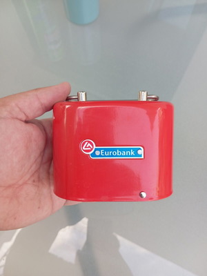 Eurobank collectible piggy bank like new, postal savings