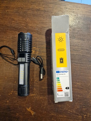 Led rechargeable flashlight new