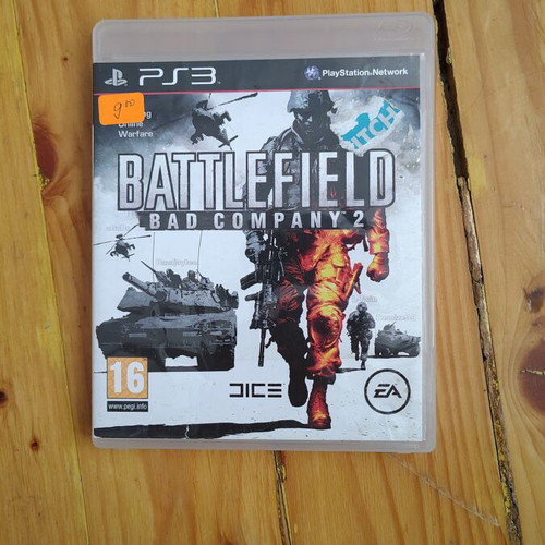 Battlefield Bad Company 2 PS3 game used, no manual