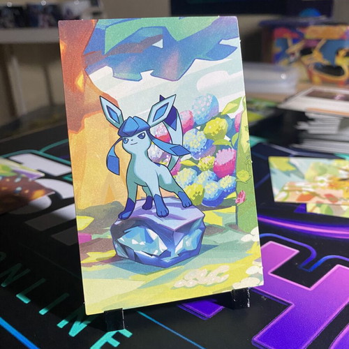 Glaceon Pokemon card like new