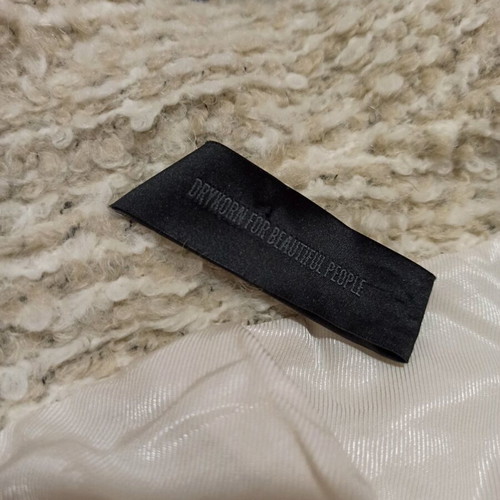 Drykorn Bouclé Wool Coat beige, like new, oversized