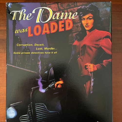 The Dame Was Loaded PC game like new, English release complete in box