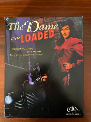 The Dame Was Loaded PC game like new, English release complete in box