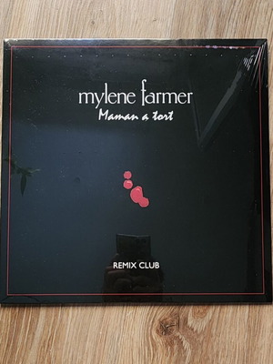 Mylene Farmer Maman a Tort Remix vinyl limited edition sealed red