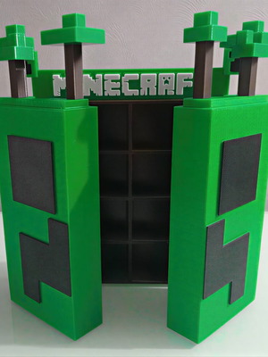 Minecraft Kinder Joy display for 28 figures new