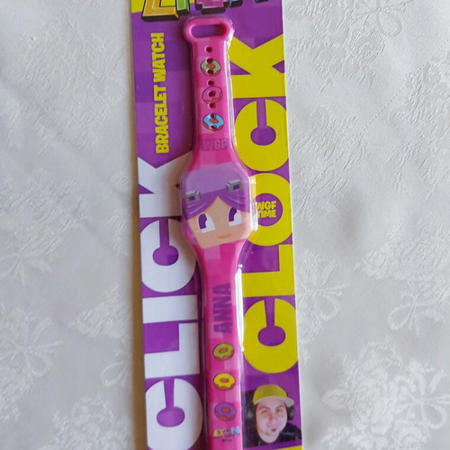 Lyon Bracelet Watch children's digital watch new, pink