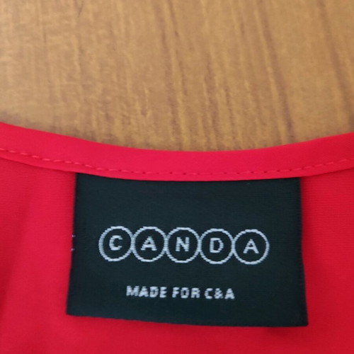Canda women's blouse XL red used