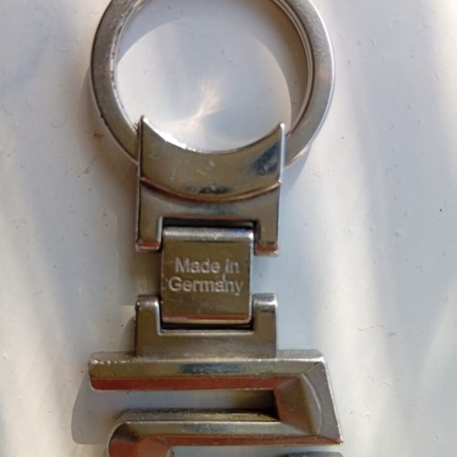 BMW 5 keychain like new, stainless steel made in Germany