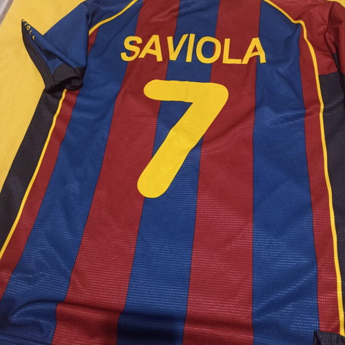 Barcelona Saviola Large Shirt like new, official replica
