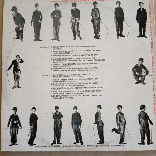 Charlie Chaplin Story in Music vinyl like new