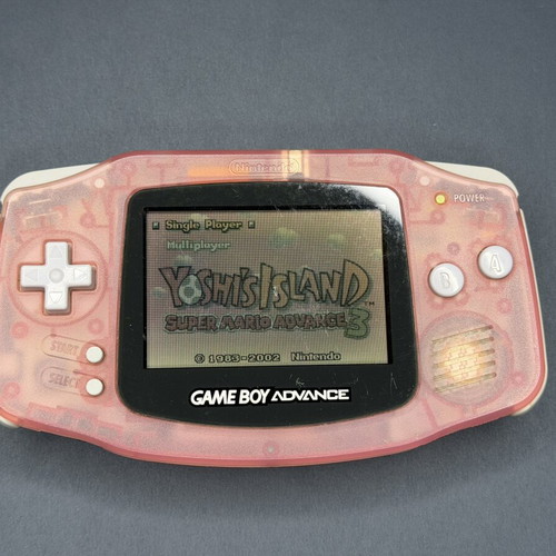 Game Boy Advance Milky Pink like new handheld console