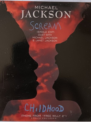 Michael Jackson Scream / Childhood CD single used, pop