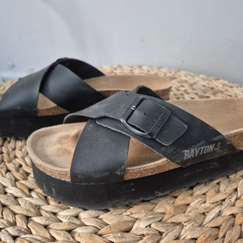 Bayton sandals like new, size 37, black