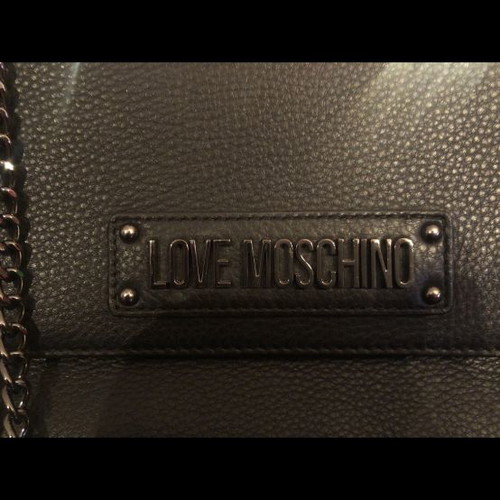 Love Moschino crossbody bag new genuine lamb leather soft