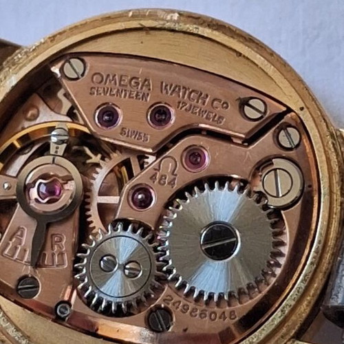 Omega 484 vintage 1980 women's mechanical watch
