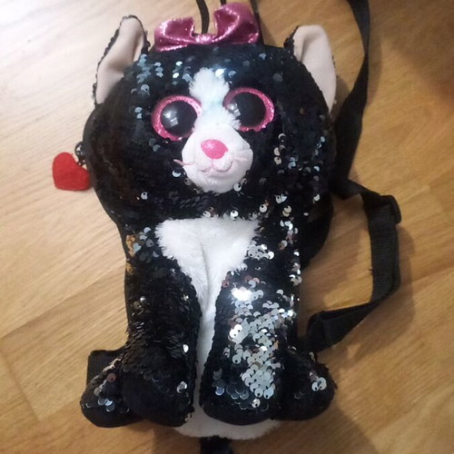 Children's Cat Backpack Ty like new