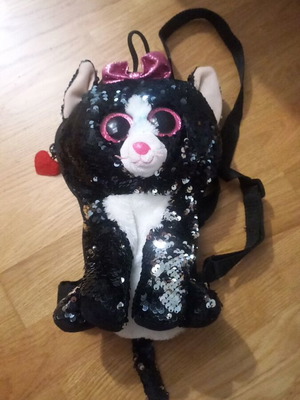 Children's Cat Backpack Ty like new