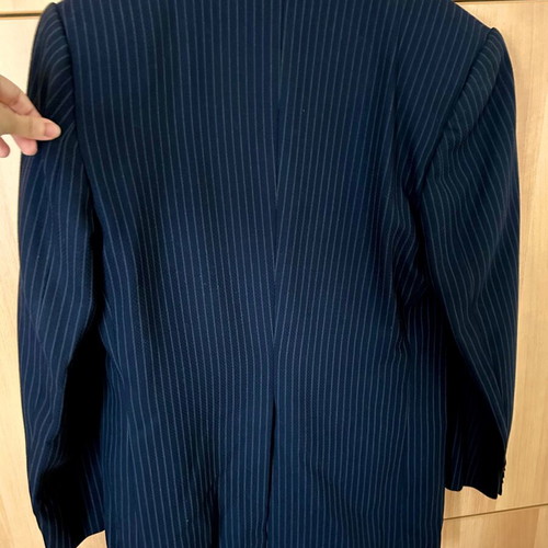 Men's dark blue vintage suit Greek tailoring like new
