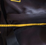 National Geographic backpack used, black and yellow