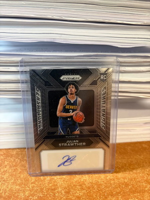 2023-24 Panini Prizm Sensational Signatures Julian Strawther RC new