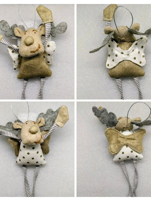 Christmas hanging reindeer decorations from SIA new