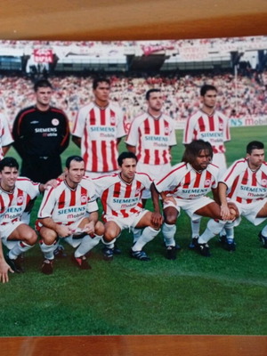 Authentic Olympiakos photos pack of 5, large size, new